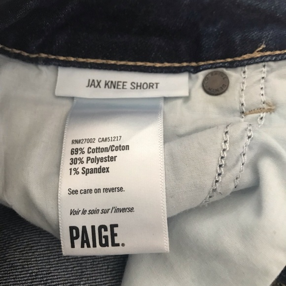 Paige Jax Knee Shorts Women’s Jeans size 23 - Picture 5 of 11